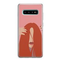 Woke up like this: Samsung Galaxy S10 Plus Transparant Hoesje Woke up like this: Samsung Galaxy S10 Plus Transparant Hoesje