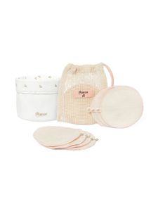 Bonpoint lot de sept tampons en coton lavables - Rose