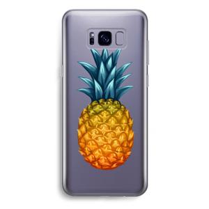 Grote ananas: Samsung Galaxy S8 Plus Transparant Hoesje