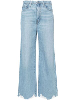FRAME jean ample à taille haute - Bleu