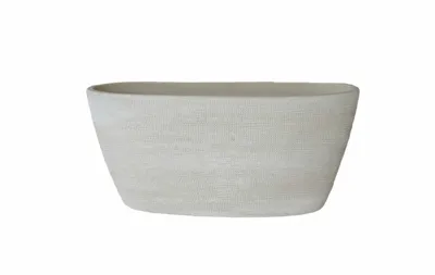 Schaal tokio ovl 43x15x19cm creme