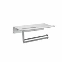 Toiletrolhouder DKD Home Decor 18 x 9,7 x 7,5 cm Zilverkleurig Roestvrij staal