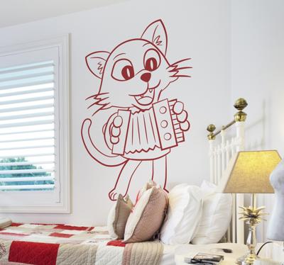 Sticker kind kat zon