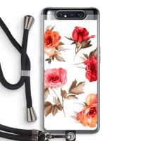 Roosjes: Samsung Galaxy A80 Transparant Hoesje met koord