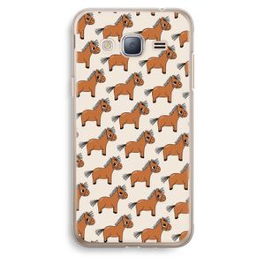 Pony: Samsung Galaxy J3 (2016) Transparant Hoesje