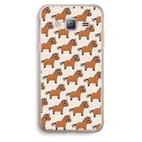 Pony: Samsung Galaxy J3 (2016) Transparant Hoesje Pony: Samsung Galaxy J3 (2016) Transparant Hoesje