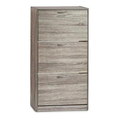 Schoenenrek Grijs 24 x 116 x 60 cm