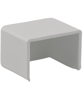 Eindstuk kabelgoot wit 15x10mm RAL 9010 Canalit 917936 (per zakje)