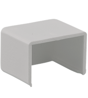 Eindstuk kabelgoot wit 15x10mm RAL 9010 Canalit 917936 (per zakje)