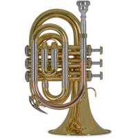 Vincent Bach PT650 Bb pocket trompet 124 mm (gelakt) met tas - thumbnail