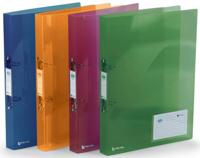 Rexel ringmap Ice geassorteerde kleuren: blauw, oranje, paars en groen Rexel ringmap Ice geassorteerde kleuren: blauw, oranje, paars en groen