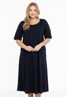 Yoek Maxi jurk A-lijn | Blauw | Maat 50/52