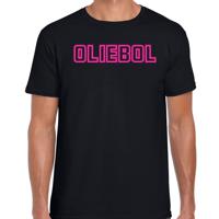 Fout kersttrui t-shirt voor heren - oliebol - roze - oliebollen - kerst/nieuwjaar