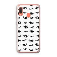 Eye pattern #2: Samsung Galaxy A20e Transparant Hoesje