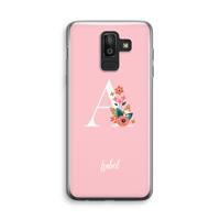Pink Bouquet: Samsung Galaxy J8 (2018) Transparant Hoesje