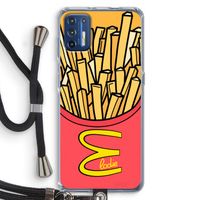 McElodie: Motorola Moto G9 Plus Transparant Hoesje met koord