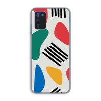 Illustratieve pop 1: Samsung Galaxy A03s Transparant Hoesje Illustratieve pop 1: Samsung Galaxy A03s Transparant Hoesje