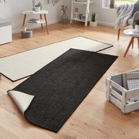 Loper Miami - 80x250cm - Zwart Modern Vloerkleed - 123vloerkleed.nl is de online webshop voor vloerkleden en woonaccessoires. - thumbnail