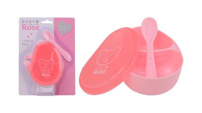Baby Rose lunch trommel op kaart