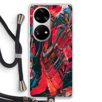 Endless Descent: Huawei P50 Pro Transparant Hoesje met koord