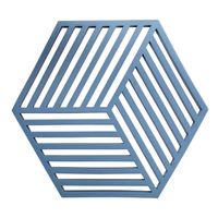 Krumble Pannenonderzetter Hexagon - Blauw - thumbnail