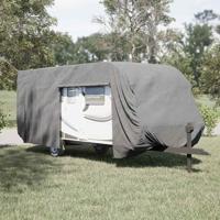 VidaXL Caravanhoes 732x250x220 cm vliesvlies grijs