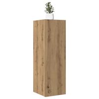 Tv-meubel 30,5x30x90 cm bewerkt hout artisanaal eikenkleurig