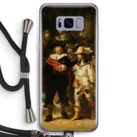 De Nachtwacht: Samsung Galaxy S8 Transparant Hoesje met koord