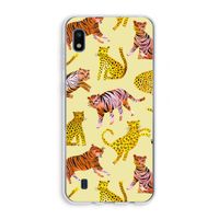 Cute Tigers and Leopards: Samsung Galaxy A10 Transparant Hoesje