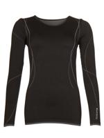 Maupiti Arina Thermo Shirt Naadloos Dames Zwart maat M L