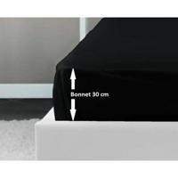Verstelbaar onderlaken Lovely Home Zwart Tweepersoonsbed 140 x 190 cm