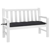 VidaXL Tuinbankkussen 120x50x7 cm oxford stof zwart