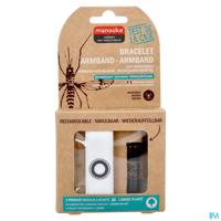 Manouka Armband A/muggen Uni Wit
