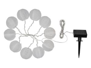 LIVARNO home Solar-zomerlichtketting (Lampion wit)