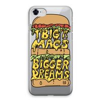 Big Macs Bigger Dreams: iPhone 8 Transparant Hoesje