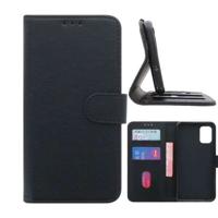 Xiaomi Mi 10 Lite Hoesje Zwart met Pasjeshouder Xiaomi Mi 10 Lite Hoesje Zwart met Pasjeshouder