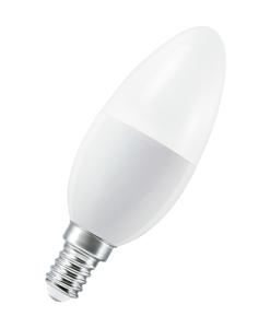 LEDVANCE 4058075729063 LED-lamp Energielabel F (A - G) E14 Kaars 4.9 W = 40 W Warmwit (Ø x h) 39 mm x 39 mm 1 stuk(s)