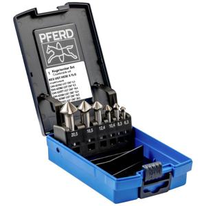 PFERD SET UGT HSSE DIN 335 C90° 6TLG 25202195 Kegelverzinkboorset 6-delig HSSE-Co 5 1 set(s)