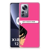 Xiaomi 12 Pro Silicone-hoesje Woman Don't Touch My Phone