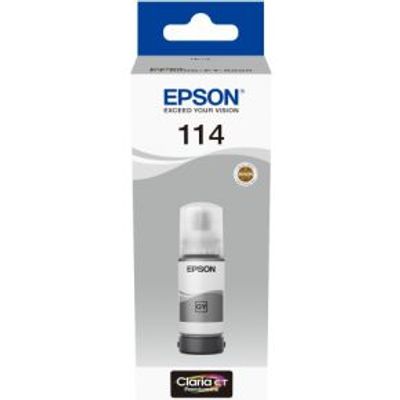 Epson EcoTank grijs T 114 70 ml T 07B5