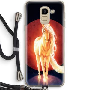 Last Unicorn: Samsung Galaxy J6 (2018) Transparant Hoesje met koord