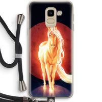 Last Unicorn: Samsung Galaxy J6 (2018) Transparant Hoesje met koord