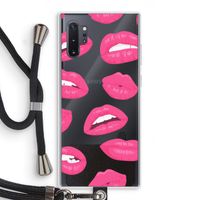 Bite my lip: Samsung Galaxy Note 10 Plus Transparant Hoesje met koord