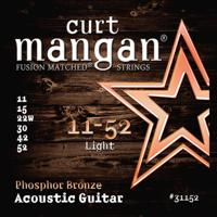 Curt Mangan 31152 Snaren voor Akoestische Gitaar (11-52) Phosphor Bronze