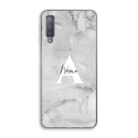 Ivory Marble: Samsung Galaxy A7 (2018) Transparant Hoesje