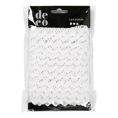 Creativ Company Kanten lint wit, 10m