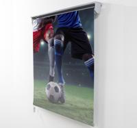 Rolgordijnen voetbal Bal in het stadion