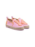 Sophia Webster Mini espadrilles à patch papillon - Rose