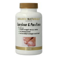Golden Naturals Caprylzuur & pau d'arco 60 Vegetarische capsules