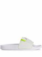 Giuseppe Zanotti claquettes Brett à logo - Blanc
